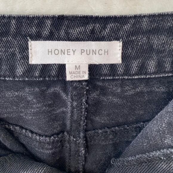 Women's Skirt Grunge trashy Black Denim Skirt Goth Emo Y2K - Picture 4 of 8